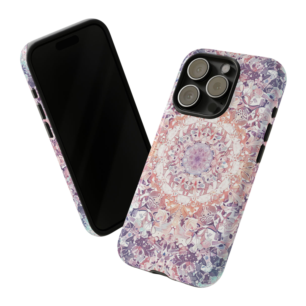 Symmetric Mandala Harmony - Protective Phone Case