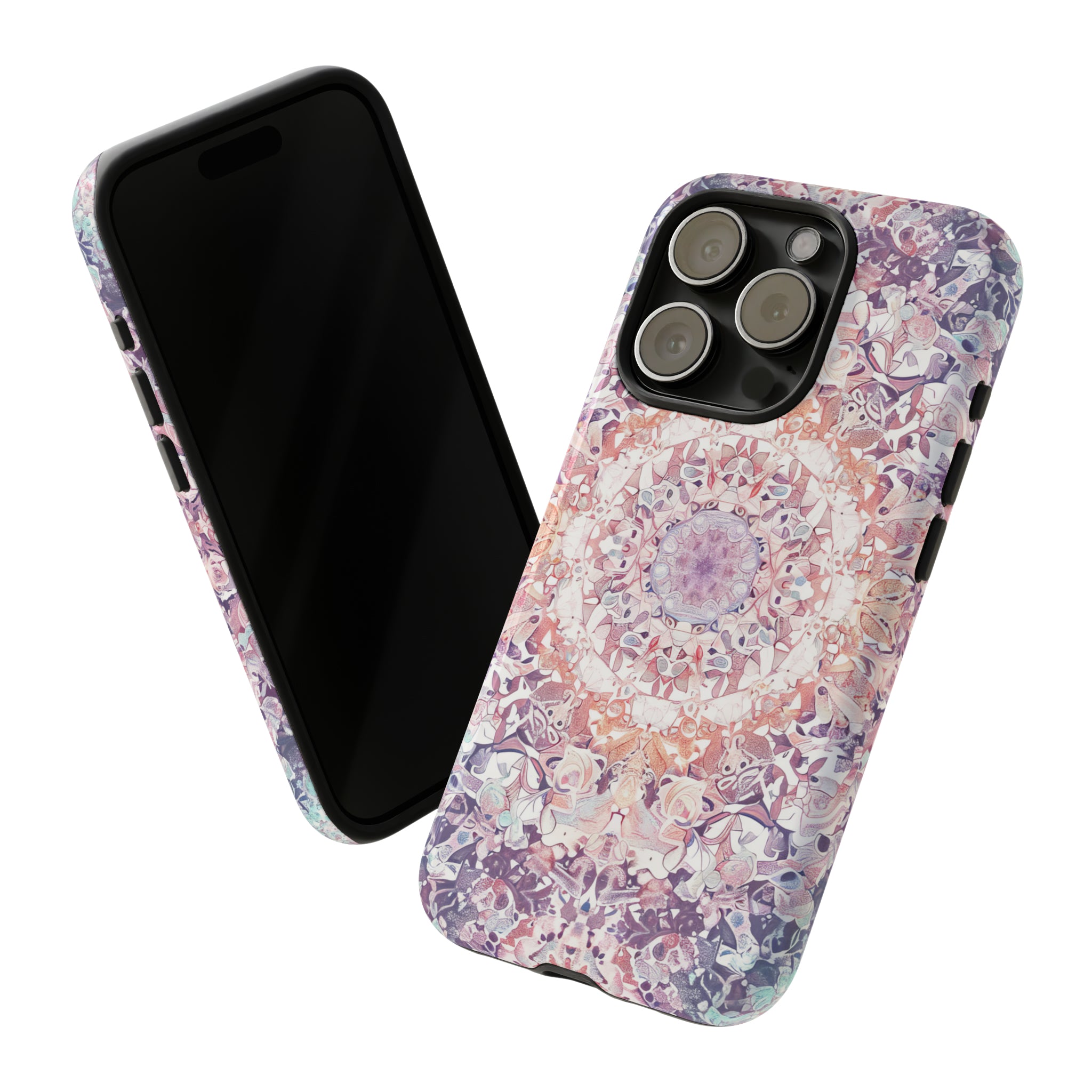 Symmetric Mandala Harmony - Protective Phone Case