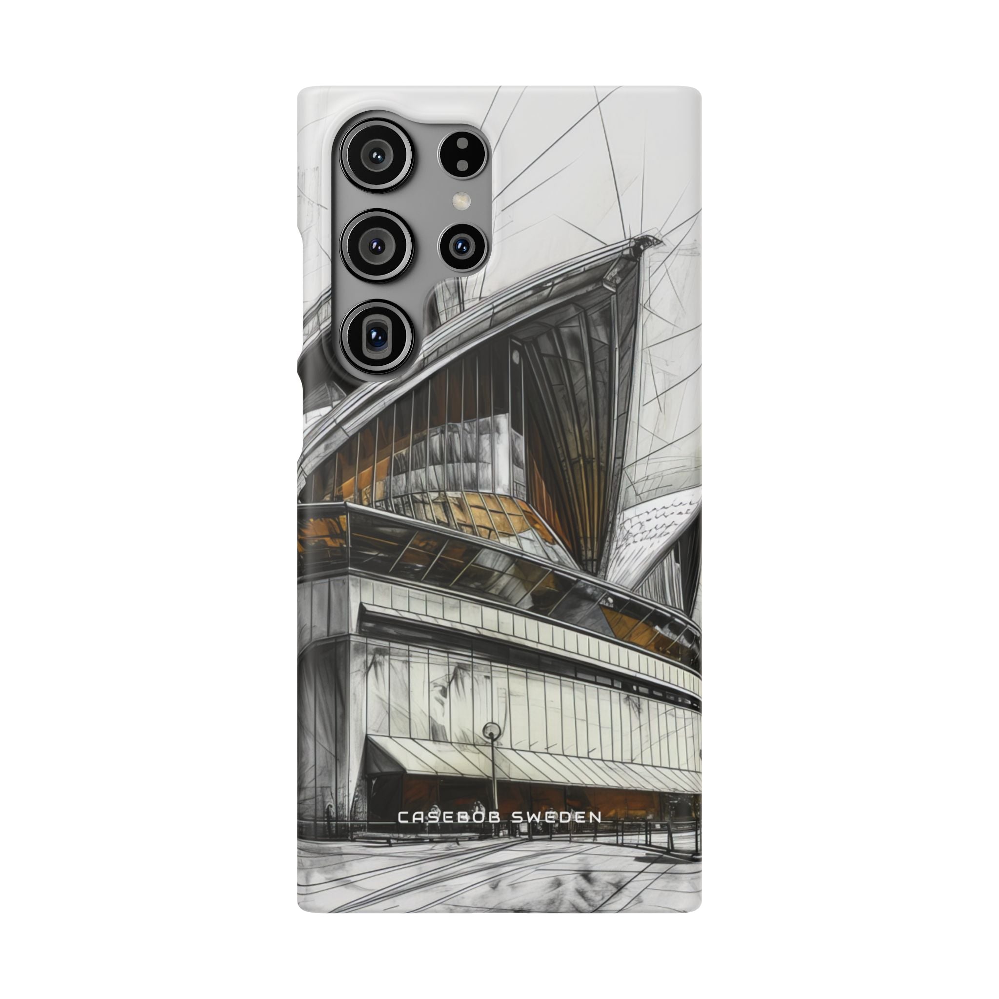 Architectural Curves in Line Formation Samsung S23 - Slim Phone Case