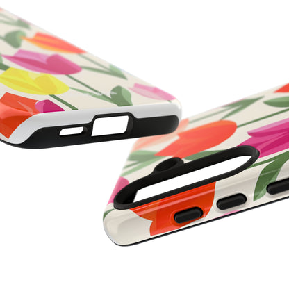 Tulip Harmony Green Samsung S24 Case - Tough