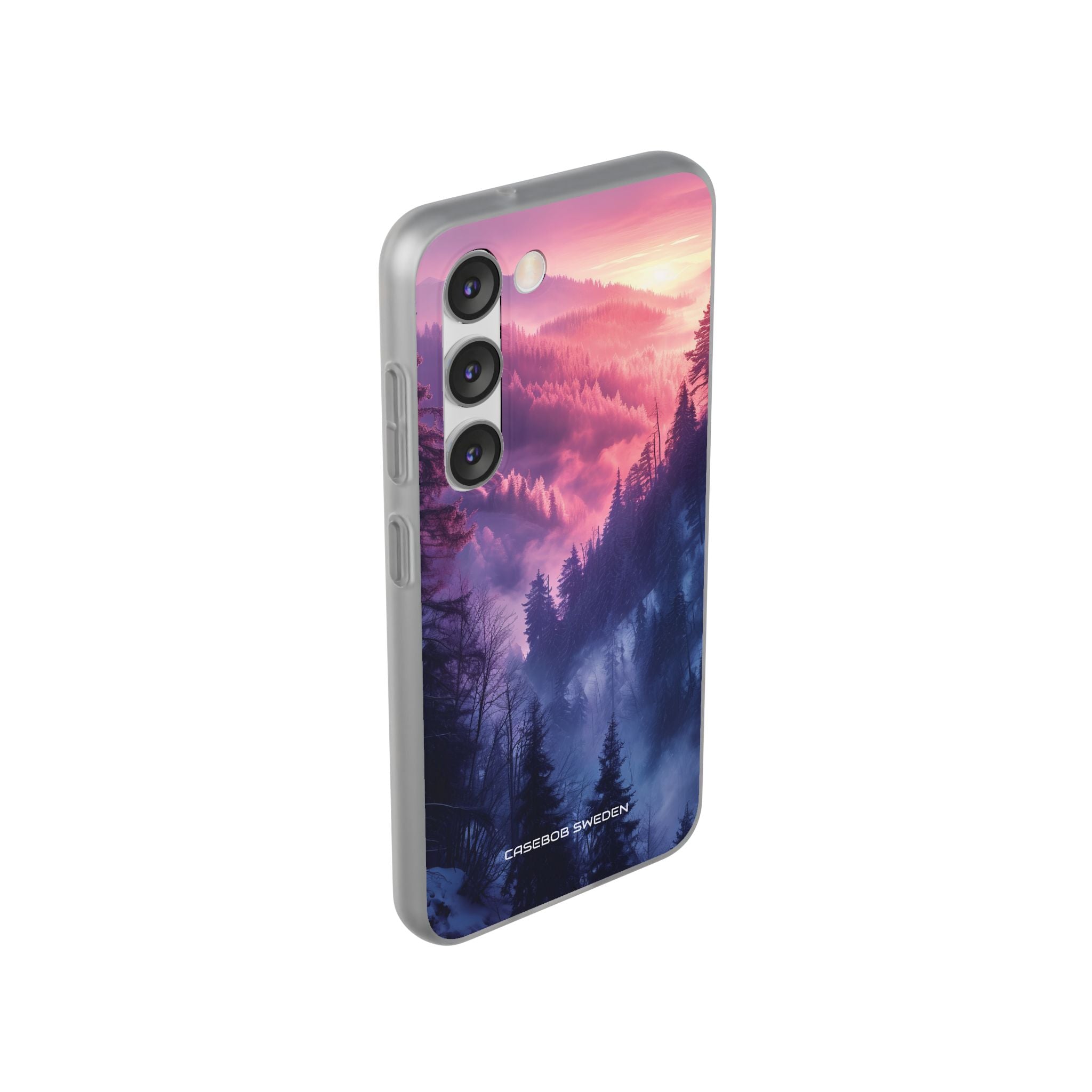 Misty Forest Serenity - Flexi Samsung S23 Phone Case