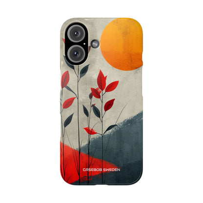 Gray Sunscape - Slim iPhone 16 Phone Case