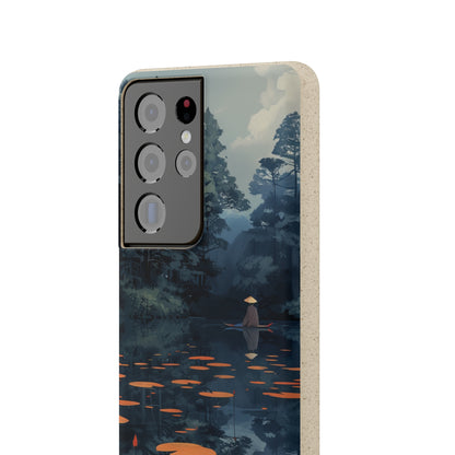 Tranquil Lotus Serenity | Biodegradable Phone Case