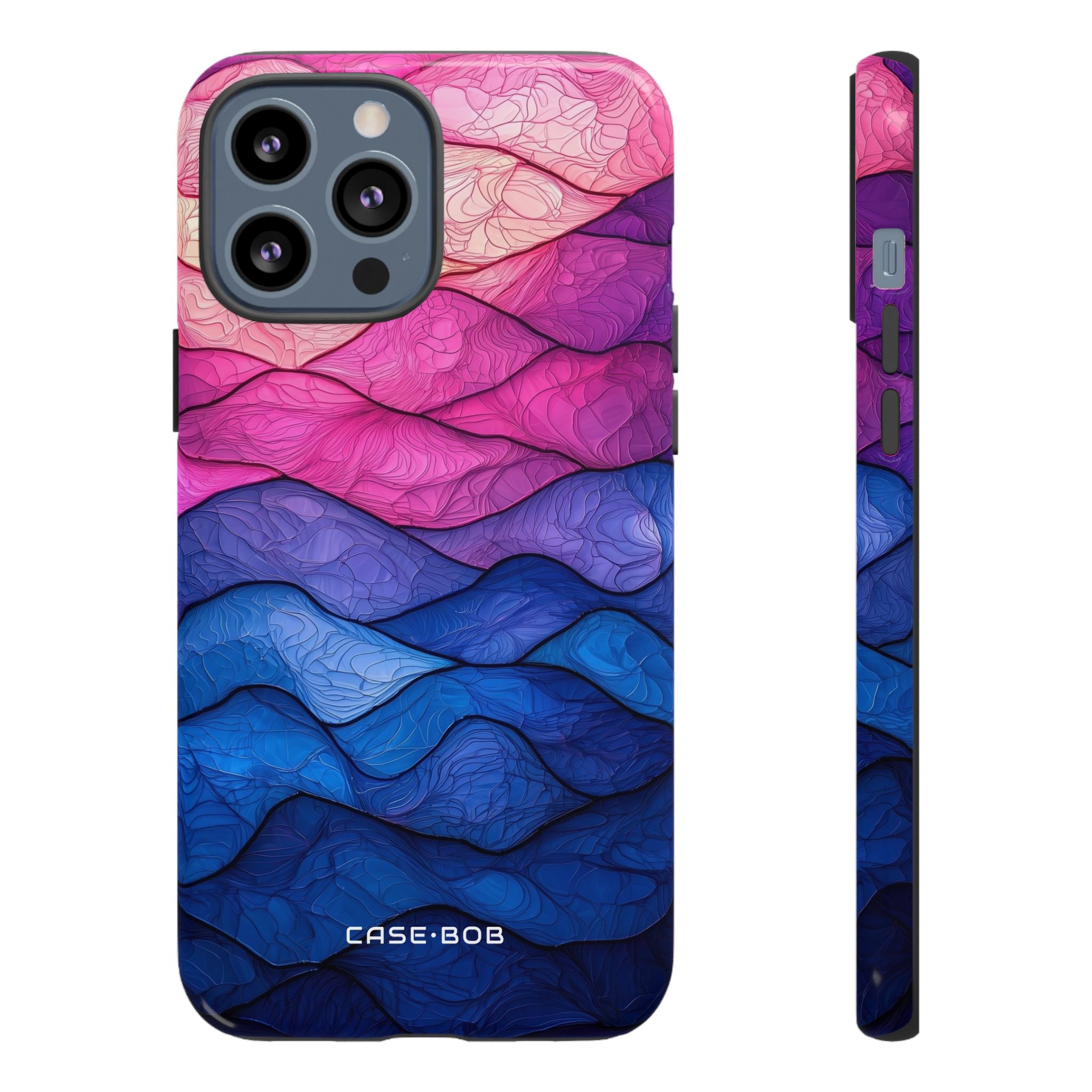 Wavy Vein Gradient iPhone 13 Pro Max Case - Tough
