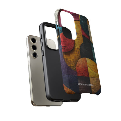 Vibrant Geometric Art - Tough Samsung S23 Phone Case