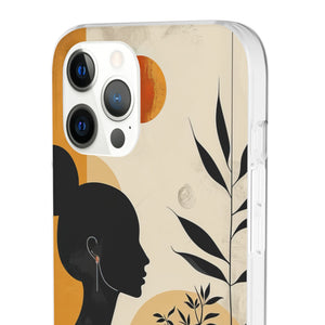 Modern Silhouette Tranquility | Flexible Phone Case for iPhone