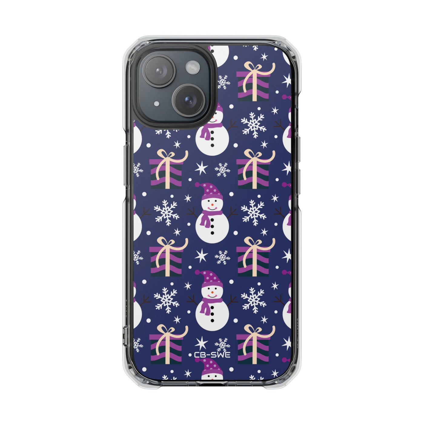 Snowmen Gift Giving iPhone Case - Impact