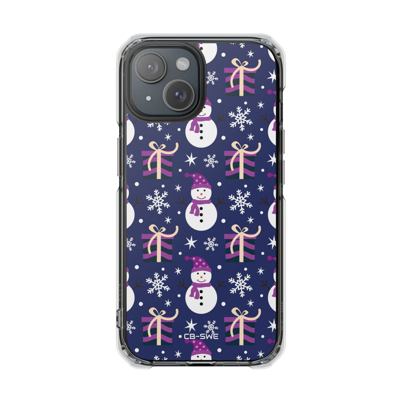 Snowmen Celebrate Joy iPhone Case - Impact