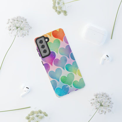 Watercolor Heart Symphony - Samsung Case