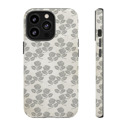 Roseniara Gothic Flower - Protective Phone Case