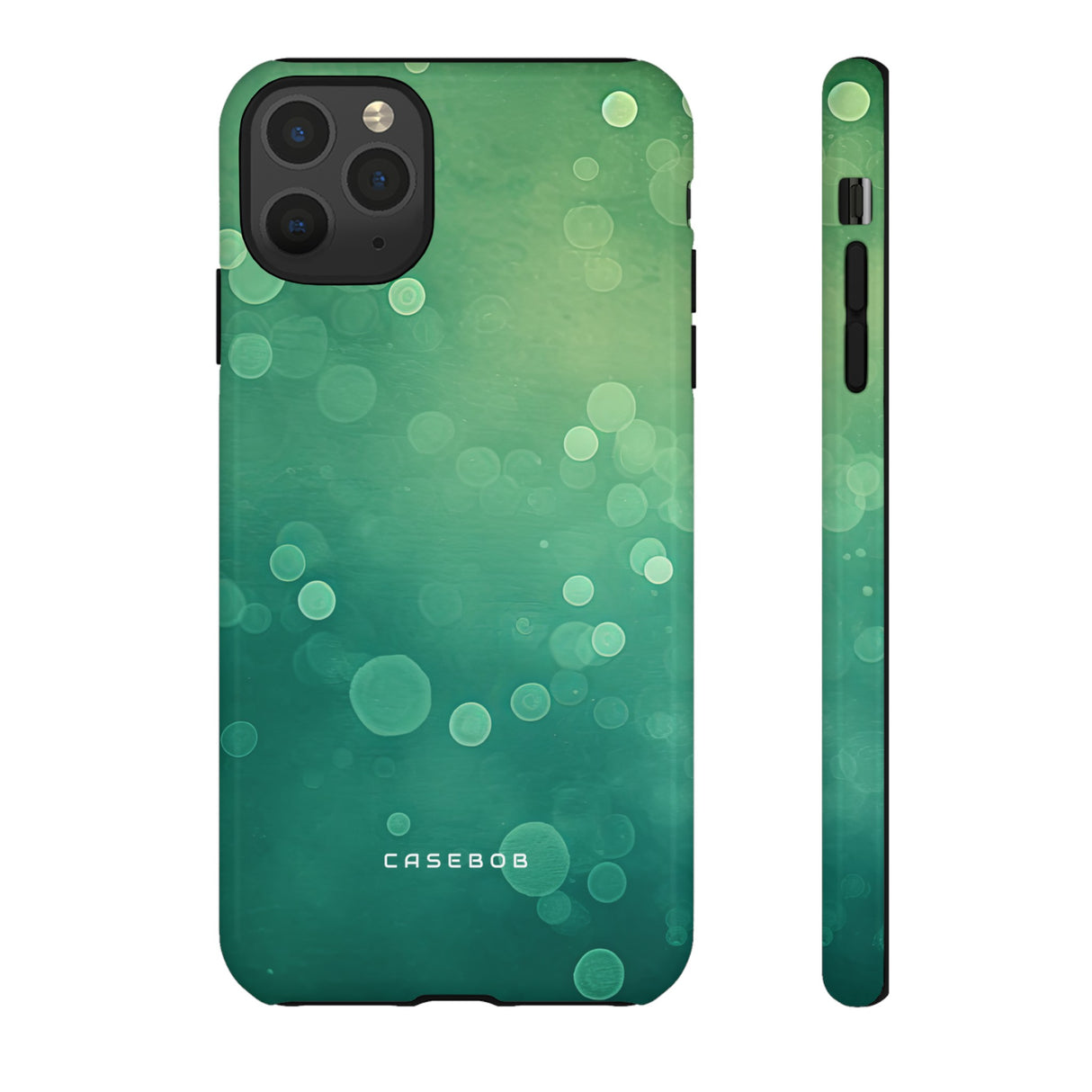 Green Dot Matrix - Protective Phone Case