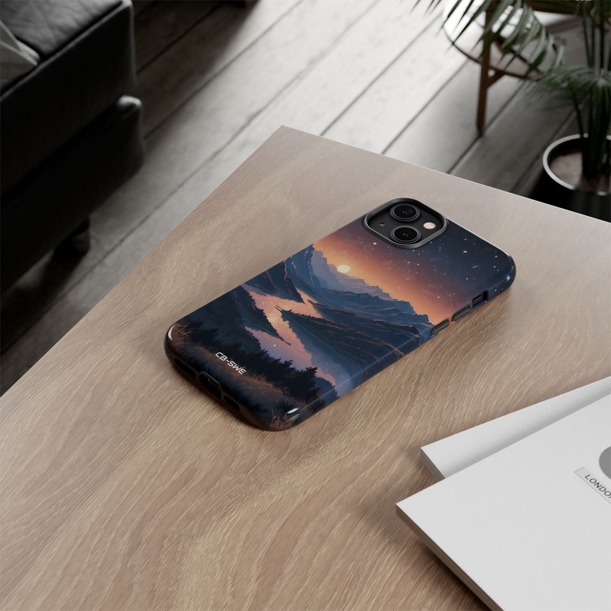 Mountains Embrace Light - iPhone Case