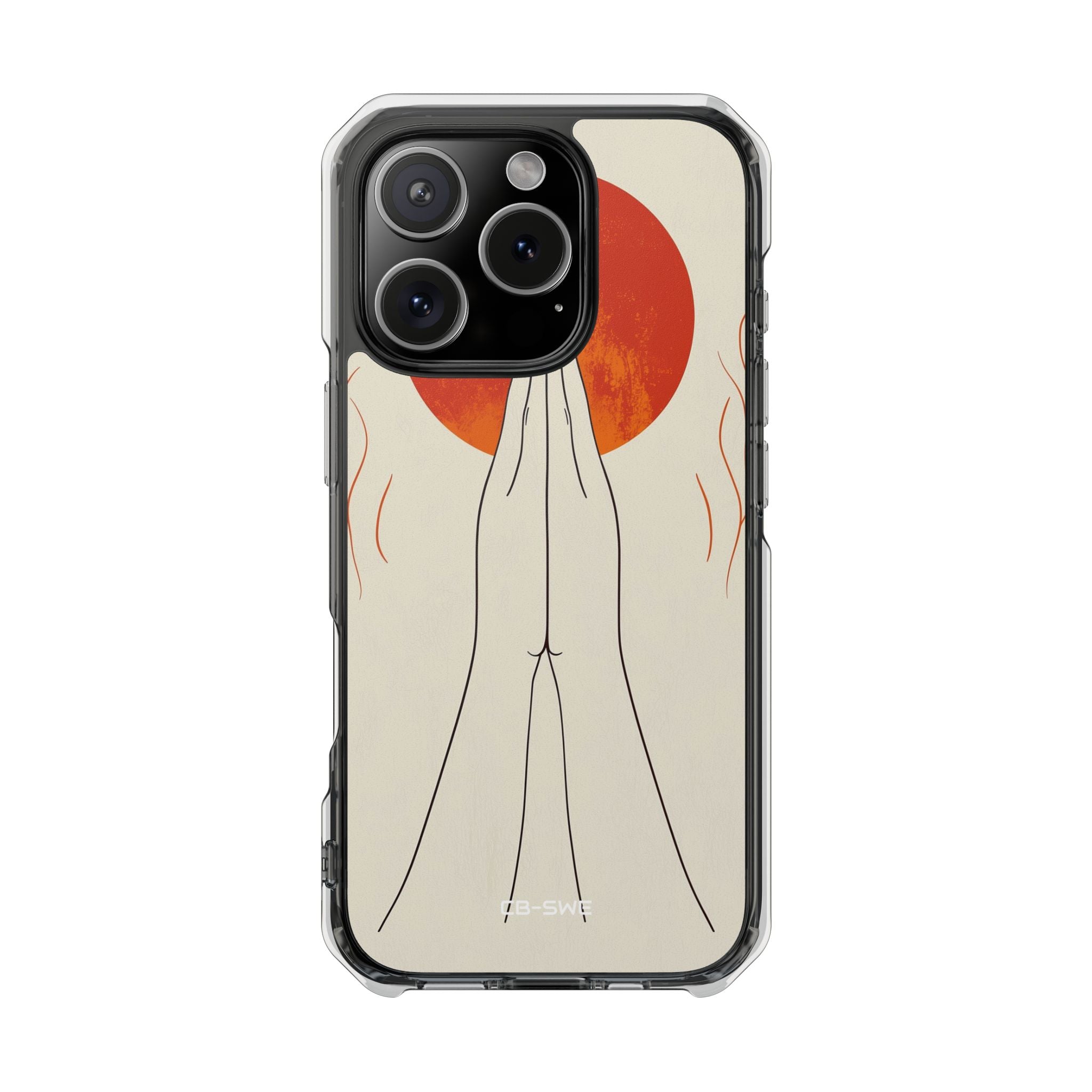 Hands Embrace Sun iPhone Case - Impact