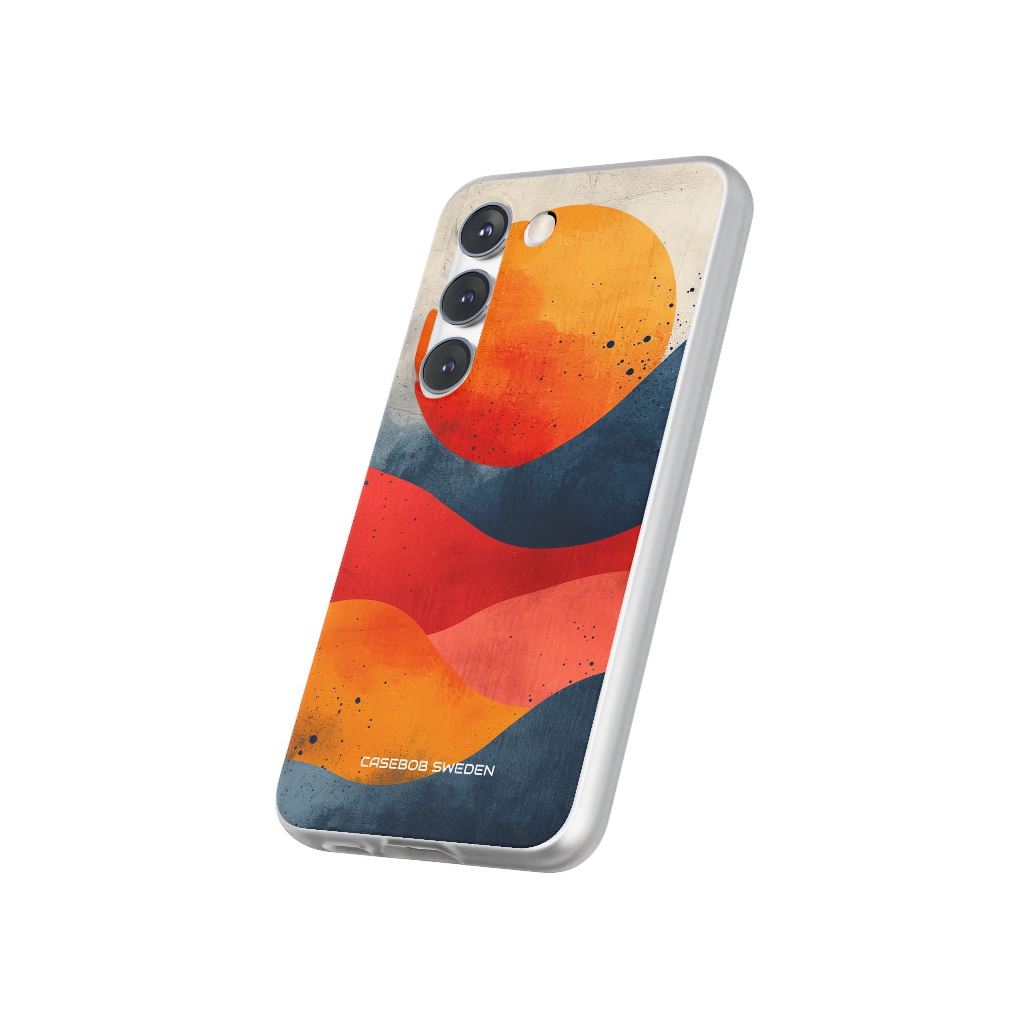 Sunburst Waves - Flexi Samsung S23 Phone Case