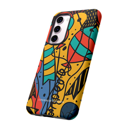 Playful Lines in Motion Samsung S23 - Tough Phone Case