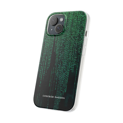 Matrix Gradient Flow iPhone 15 - Flexi Phone Case