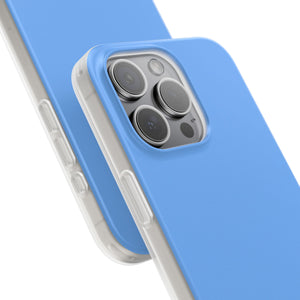 French Sky Blue | Handyhülle für iPhone (Flexible Hülle) 