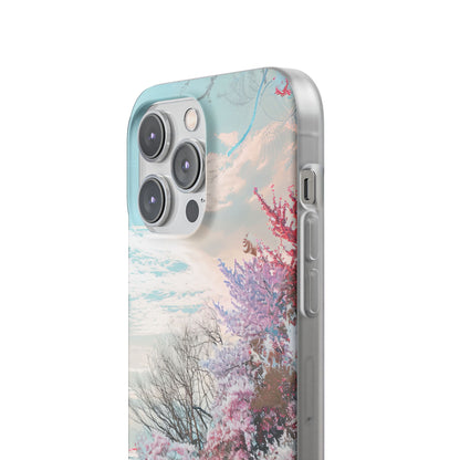 Spring Dreamscape - Flexi iPhone 14 Phone Case