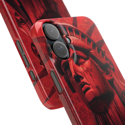 Zen Red Liberty Vision iPhone 16 - Slim Phone Case