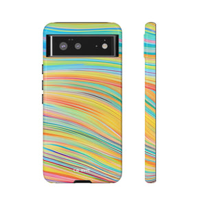 Vibrant Rhythmic Waves - Google Pixel Case