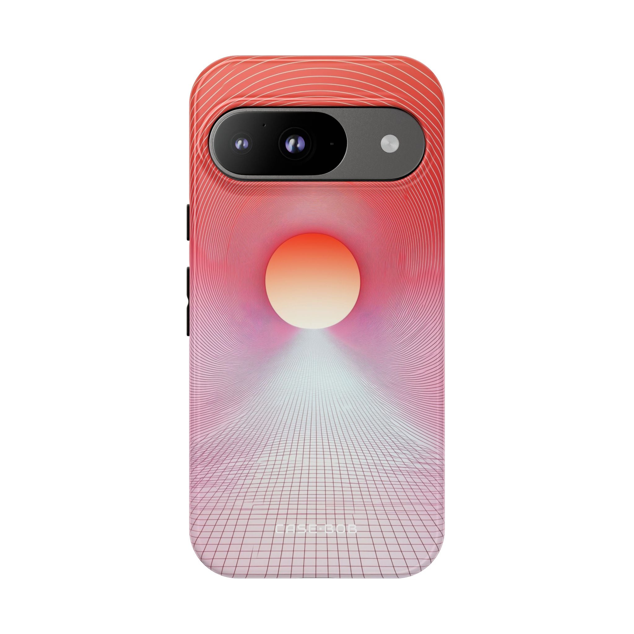 Orange Portal Google Pixel 9 Case - Tough