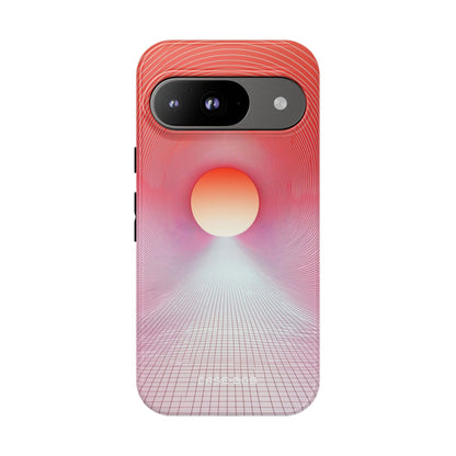 Orange Portal Google Pixel 9 Case - Tough
