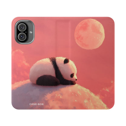 Panda Moonlight - iPhone 16 Plus Case - Wallet