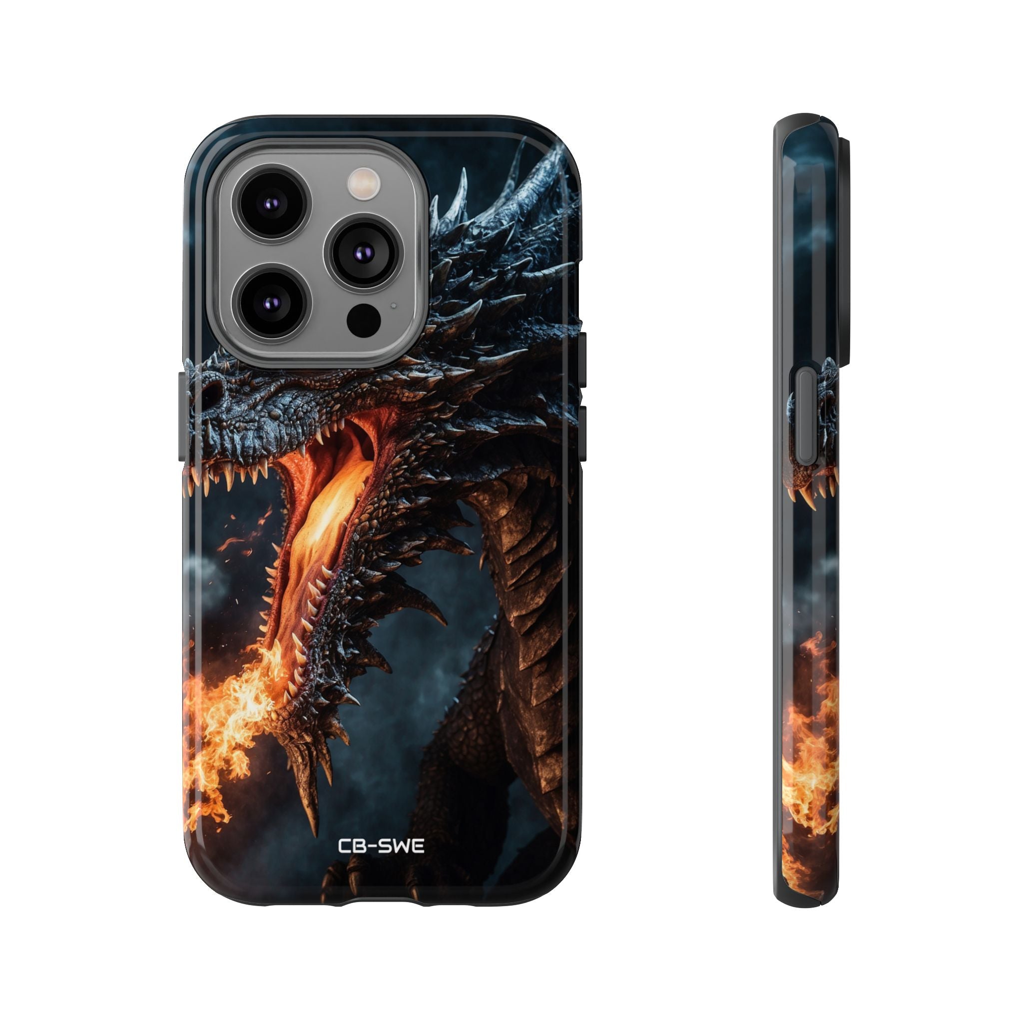 Fiery Breath Erupts - iPhone Case