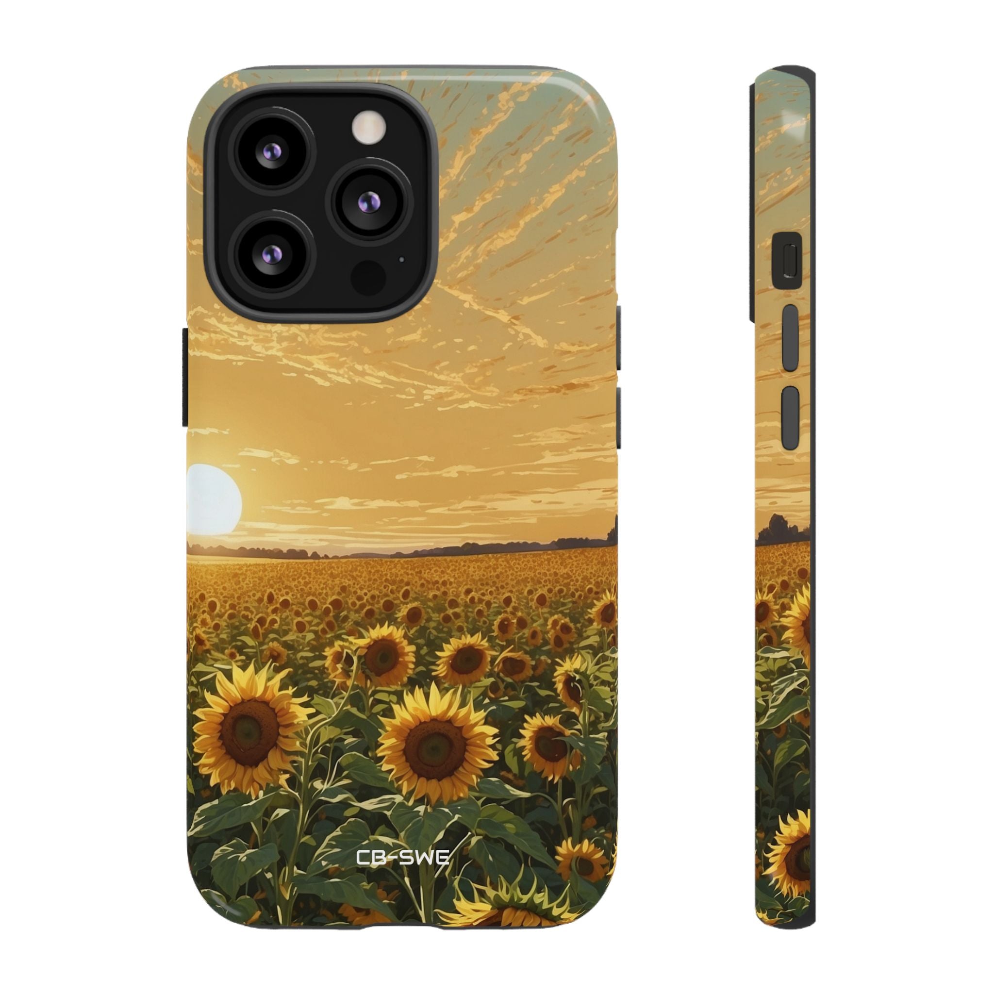 Sunflowers Embrace Light - iPhone Case