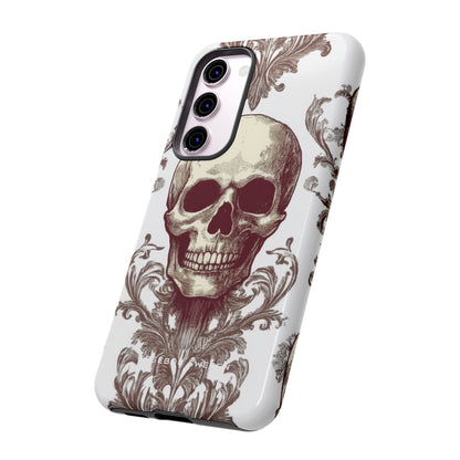 Gothic Skulls and Ornate Foliage Samsung S23 - Tough Phone Case