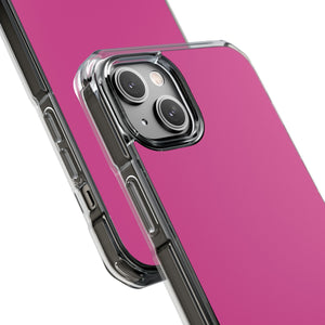 Pink Pantone | Handyhülle für iPhone (Clear Impact Case – magnetisch) 