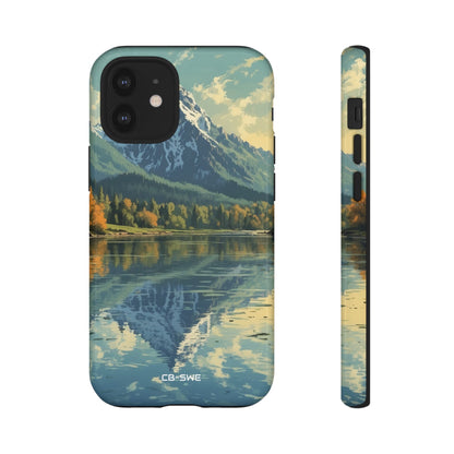 Mountain Reflects Calm - iPhone Case