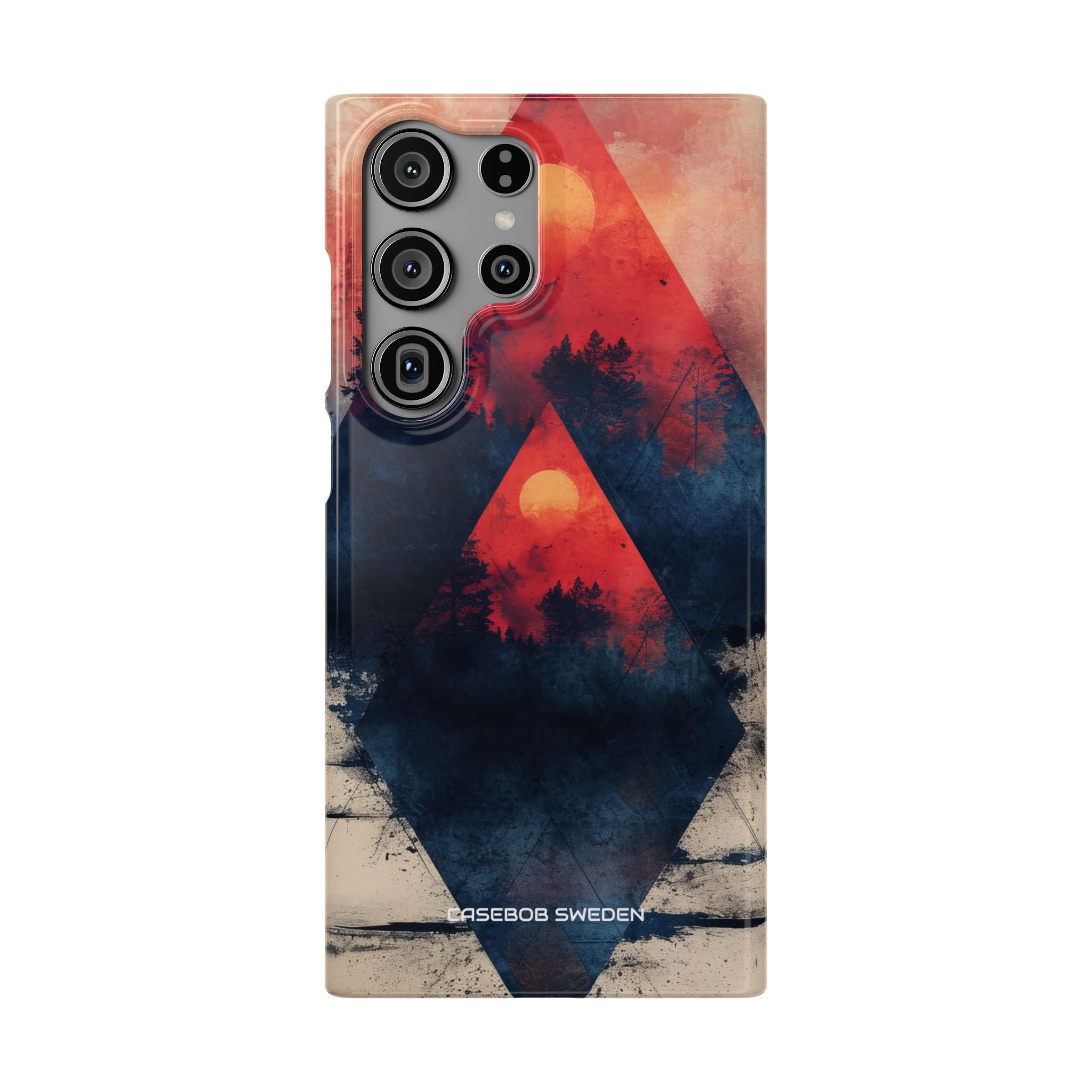 Red Sky Serenity - Slim Samsung S23 Phone Case