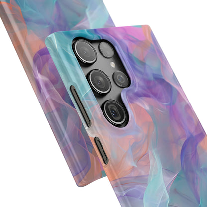 Dreamy Teal Flow - Slim Samsung S23 Phone Case