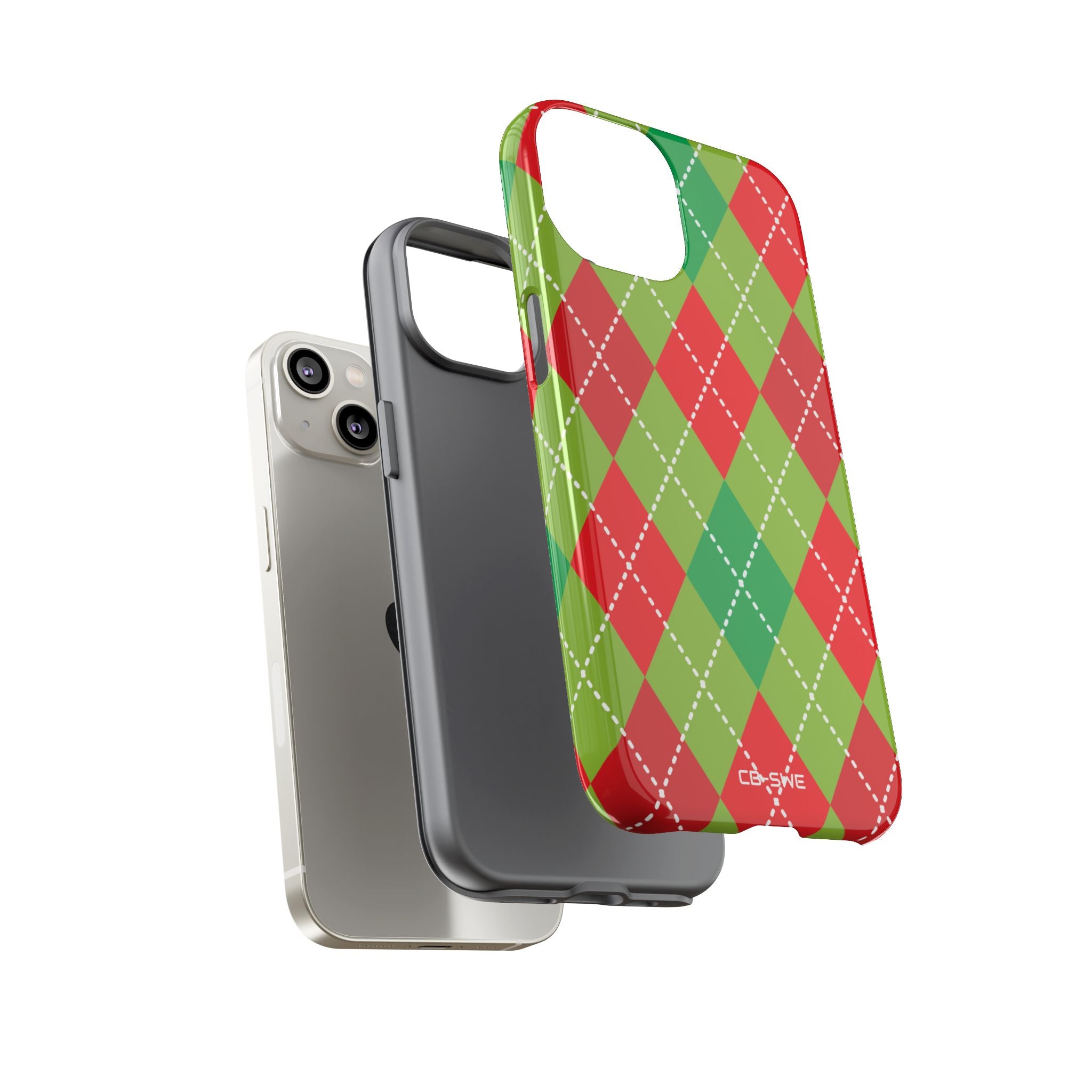 Diamond Shapes Dance - iPhone Case