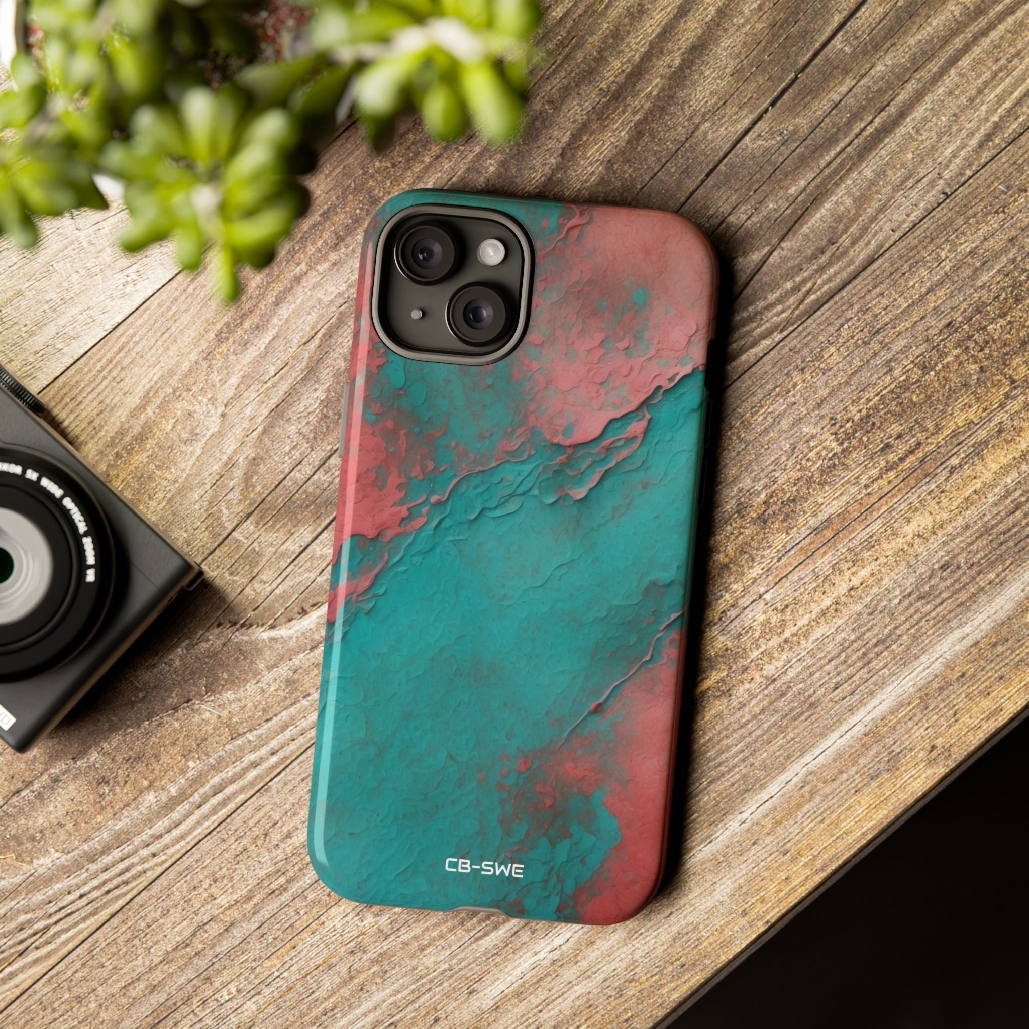 Turbulent Coral Flow - iPhone Case