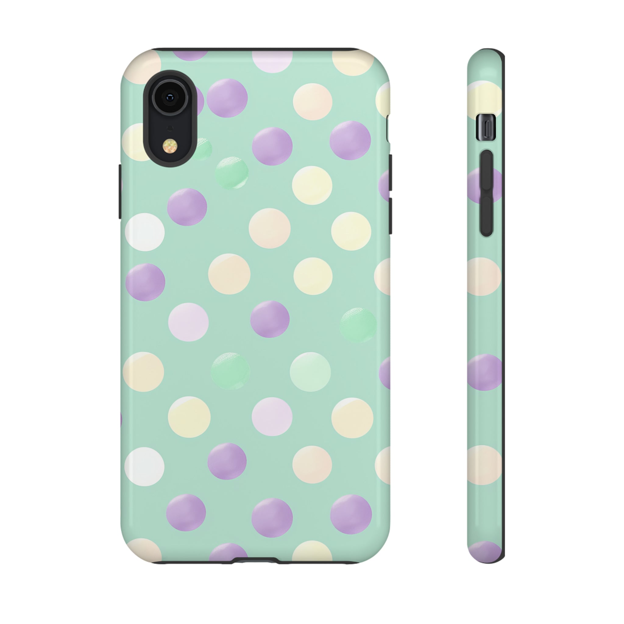 Pastel Dot Delight - Schutzhülle fürs Handy