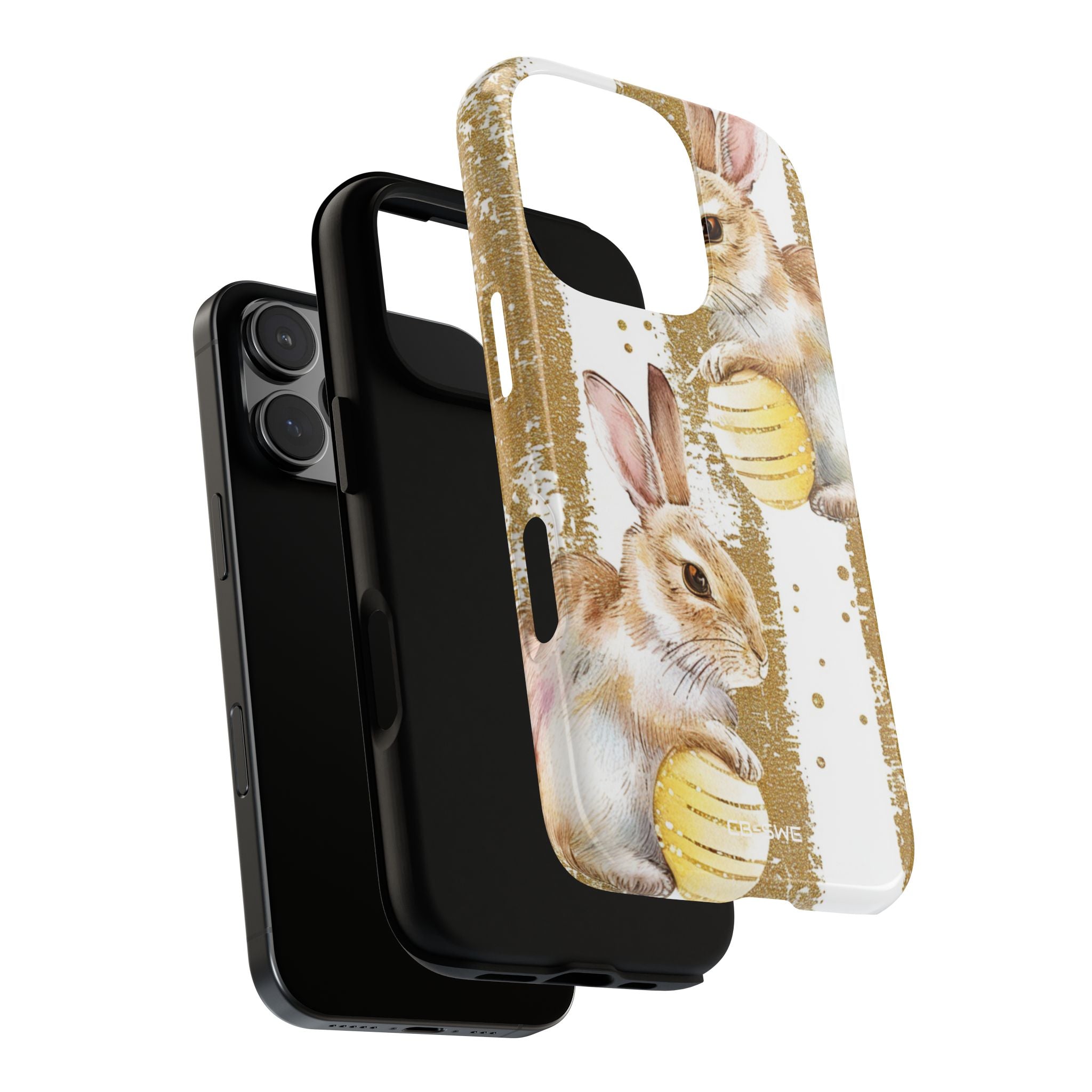Bunnies Hold Eggs - iPhone Case