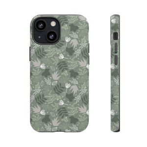 Jungle Green Leaf - Protective Phone Case