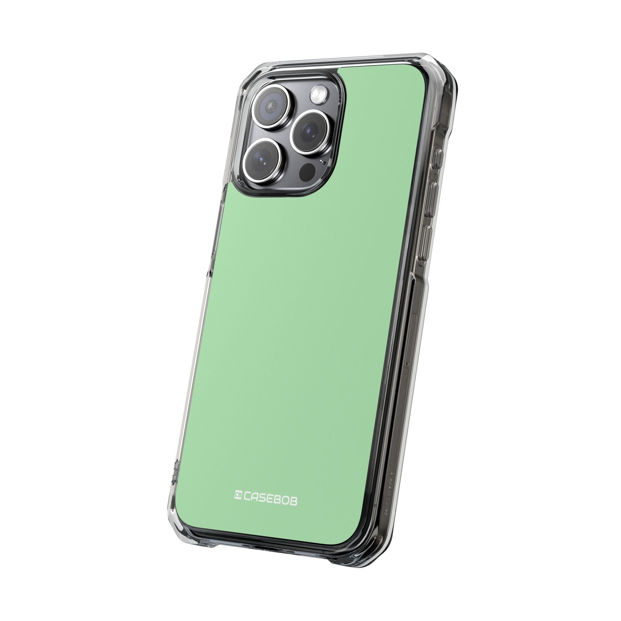 Celadon Green - Clear Impact Case for iPhone