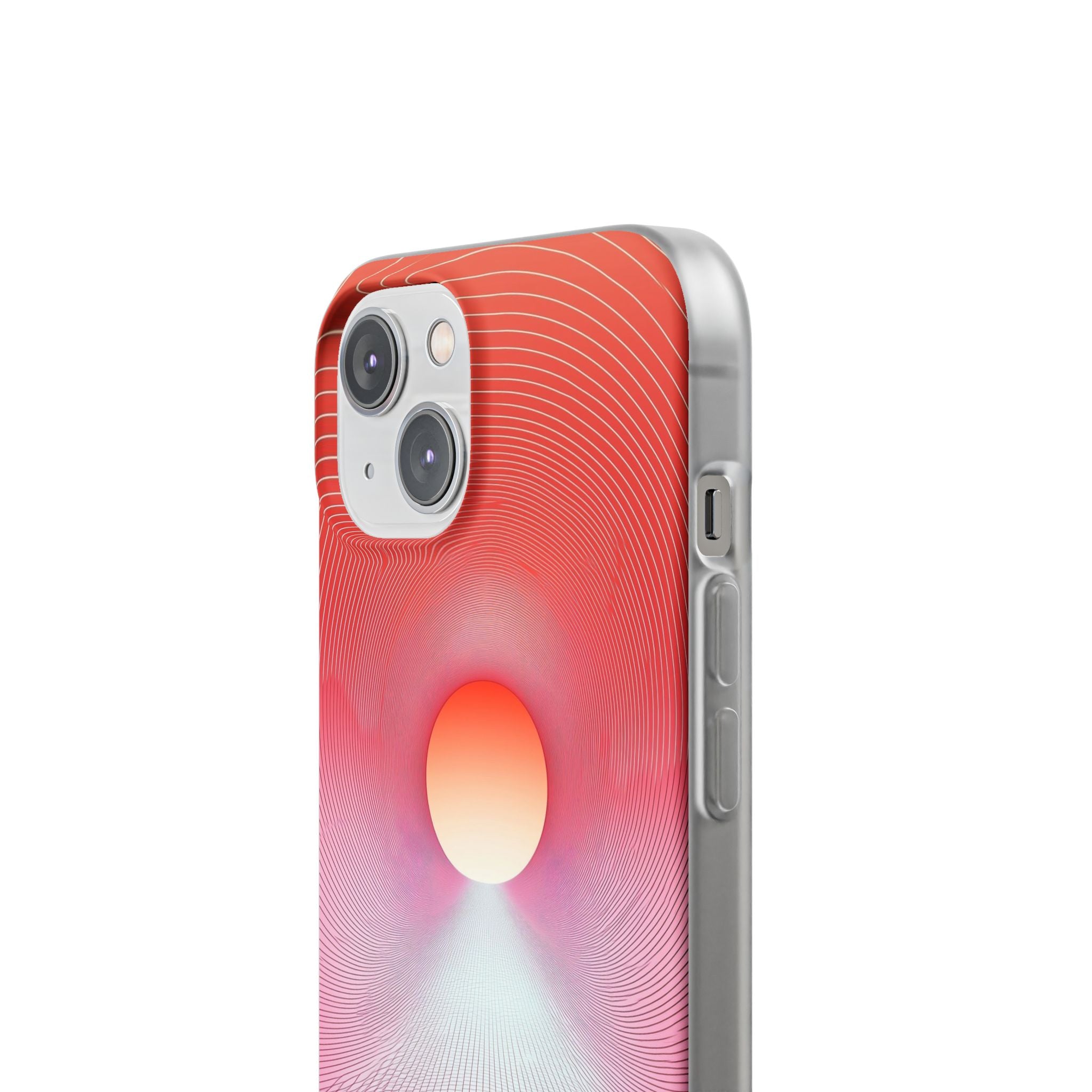 Orange Portal iPhone 14 Case - Soft