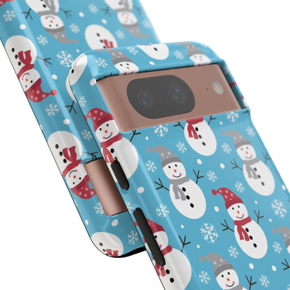 Snowman Parade Google Pixel 8 Case - Tough