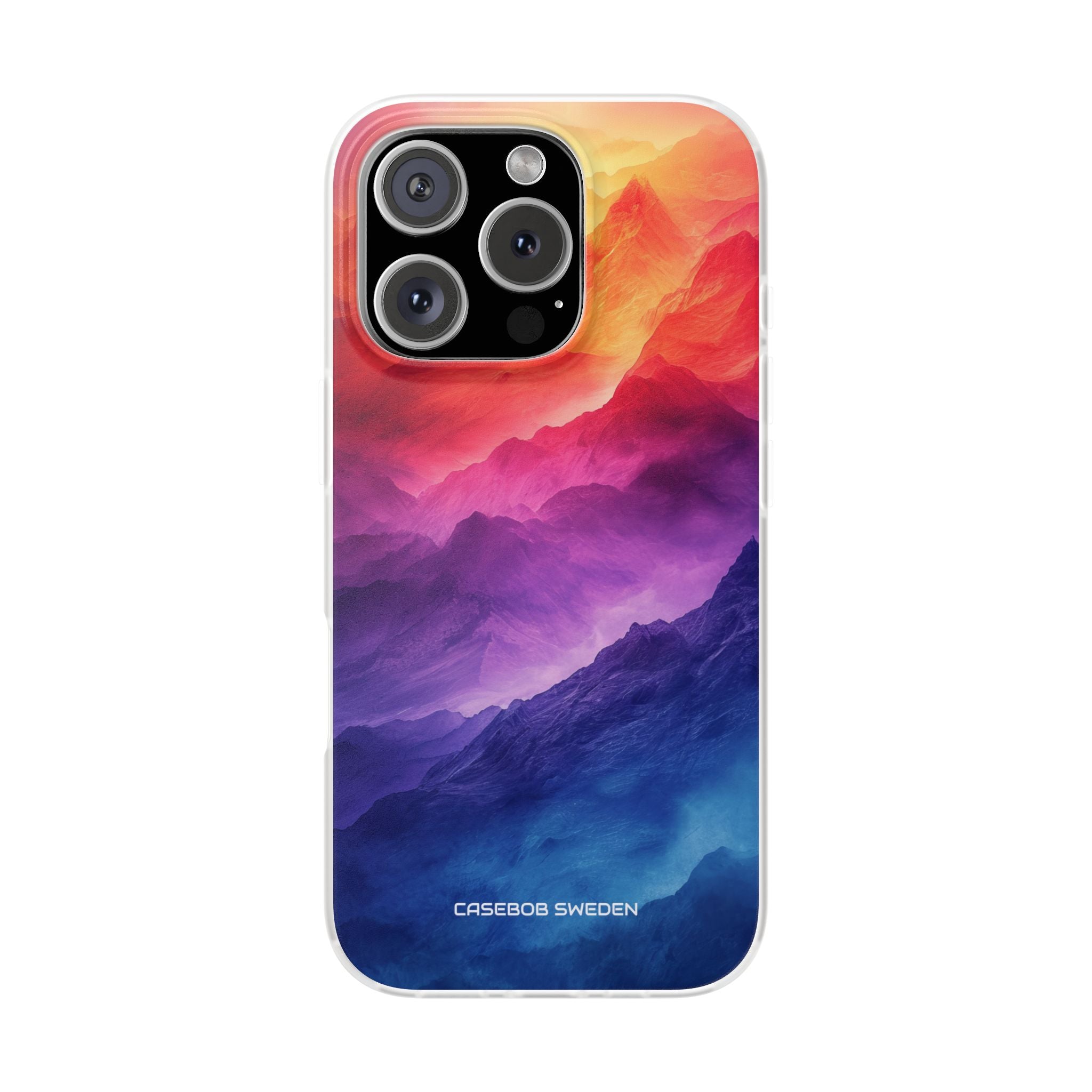 Purple Orange Mountains - Flexi iPhone 16 Phone Case