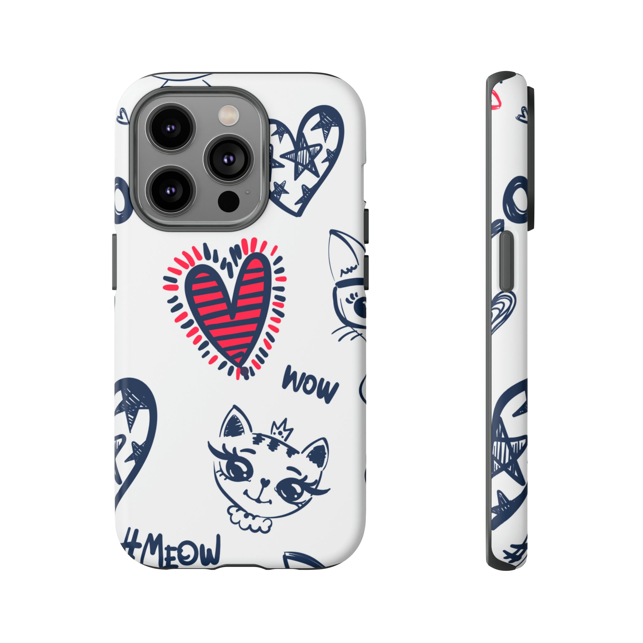 Cute Cat Wallpaper - Protective Phone Case