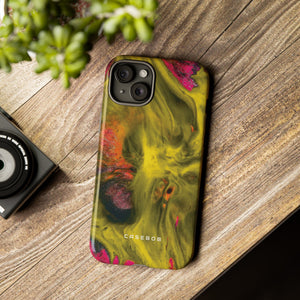 Yellow Ink Art - Protective Phone Case