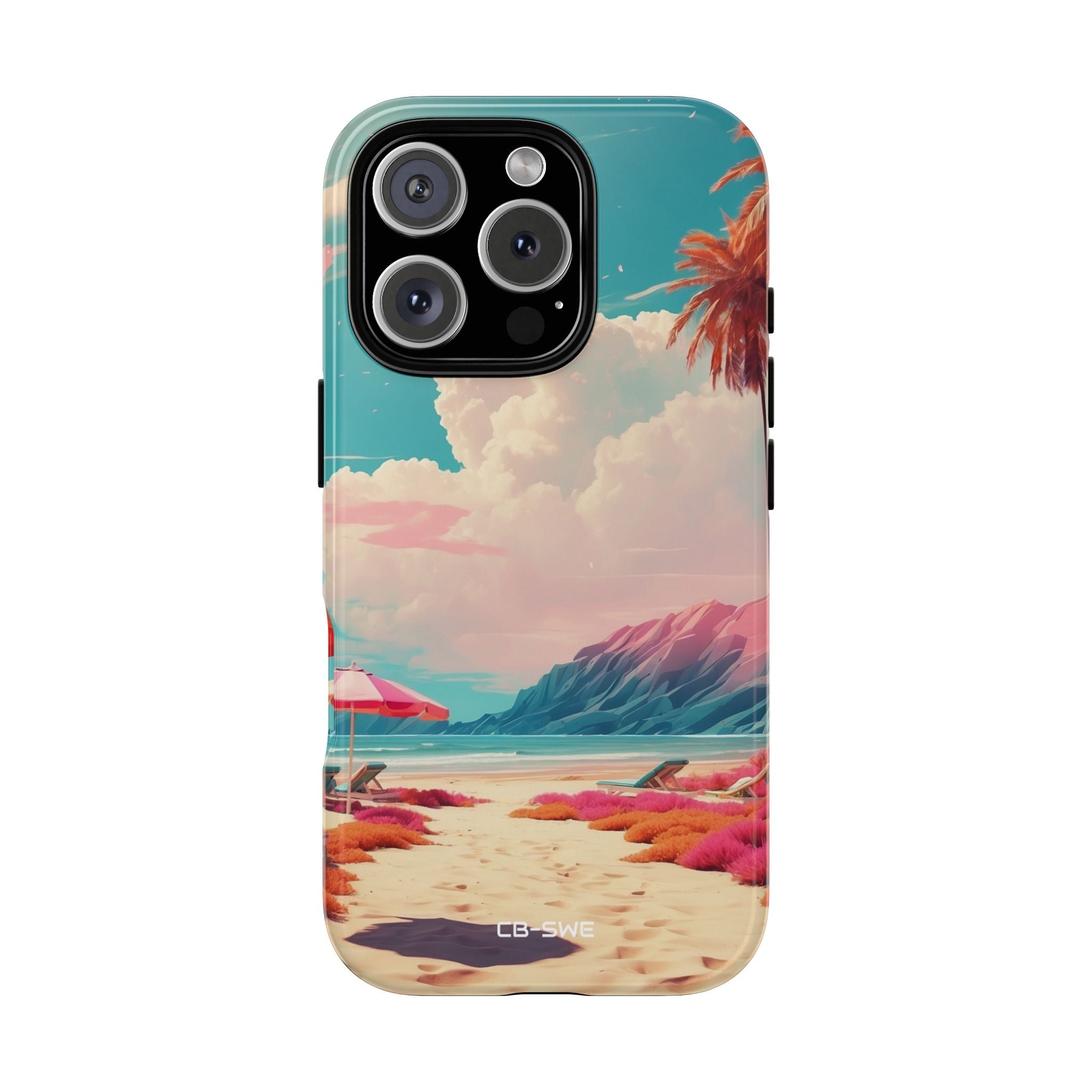 Vibrant Umbrellas Stand - iPhone Case