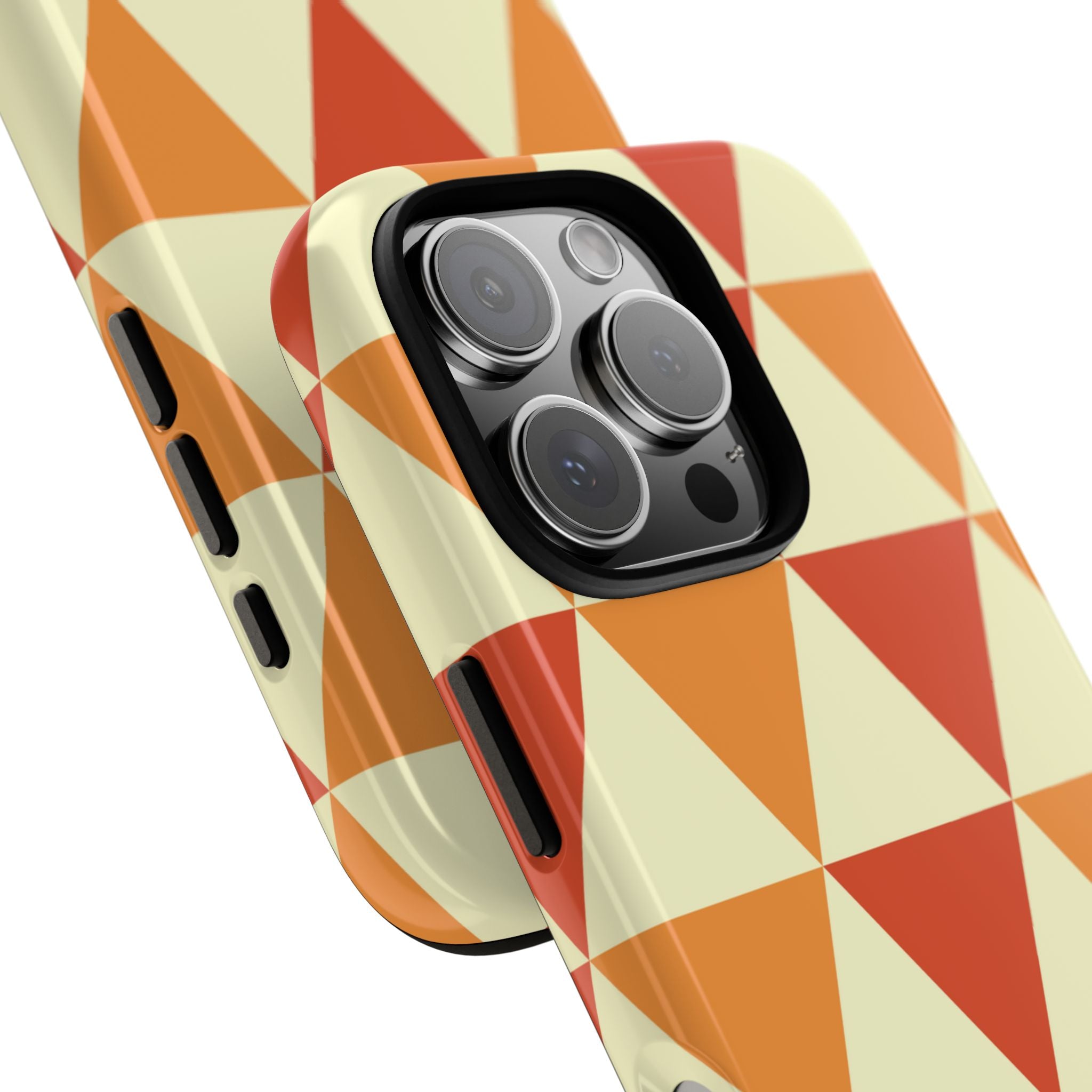 Autumn Triangles Dance - iPhone Case