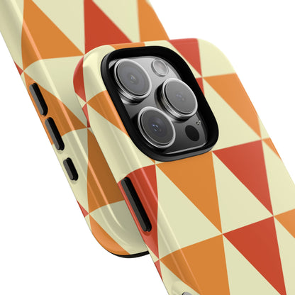 Autumn Triangles Dance - iPhone Case