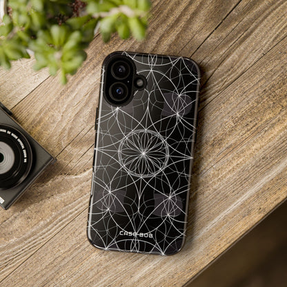 Midnight Bloom iPhone 16 Plus Case - Tough