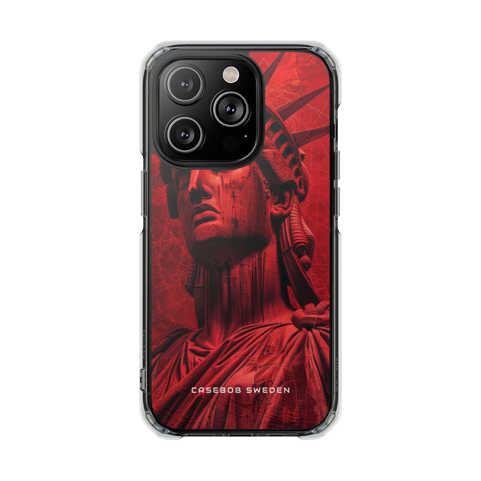 Zen Red Liberty Vision iPhone 14 - Clear Impact Phone Case